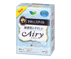 "Laurier" Panty Liners For Sensitive Skin, 14 cm, Airy, 54 psc